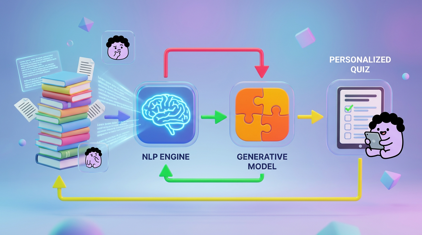 Diagram of the Quiz AI architecture